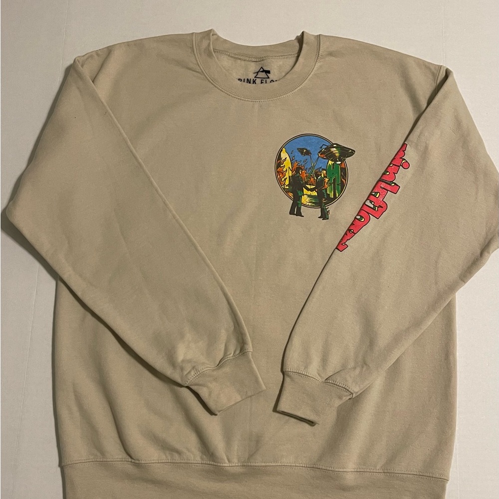 Pink Floyd "Wish You Were Here" Graphic Sweatshirt. Sz L